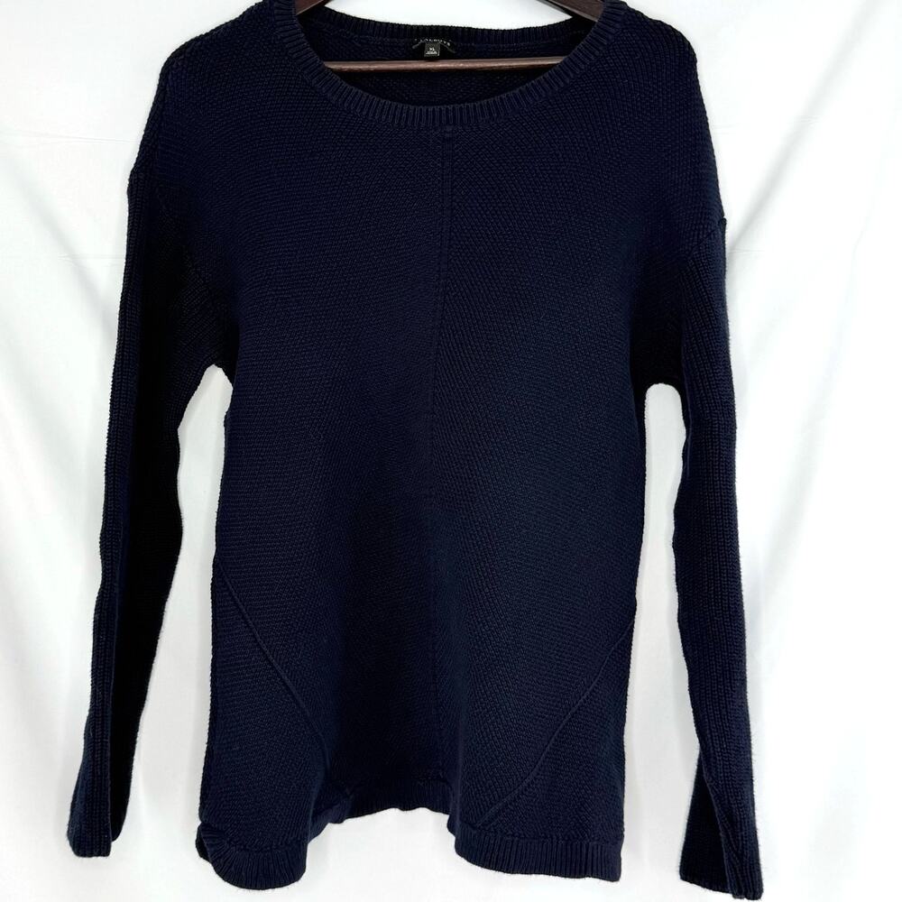 Talbots Pima Cotton Tunic Sweater | Navy Blue | Women’s XL